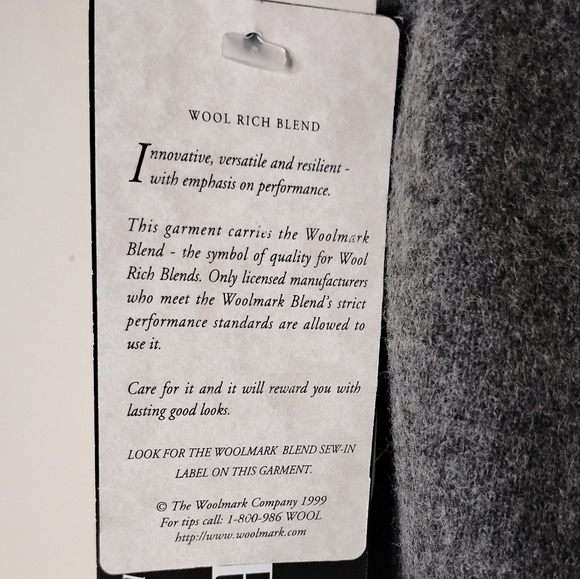 NWT Vintage Sag Harbor Wool Blend Midi Skirt Size 12 Woolmark - Picture 8 of 10